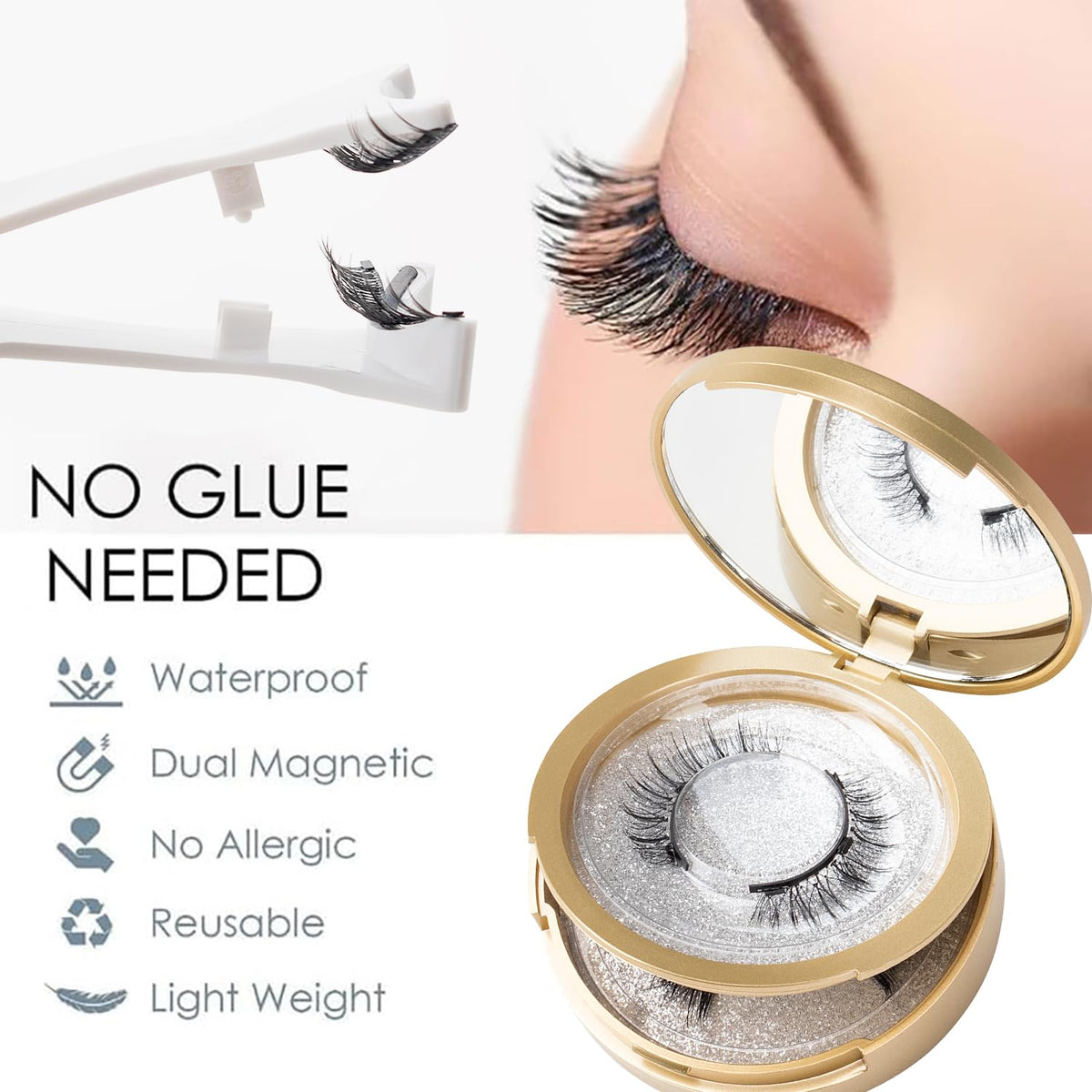 Magnetic Lashes + FREE Applicator